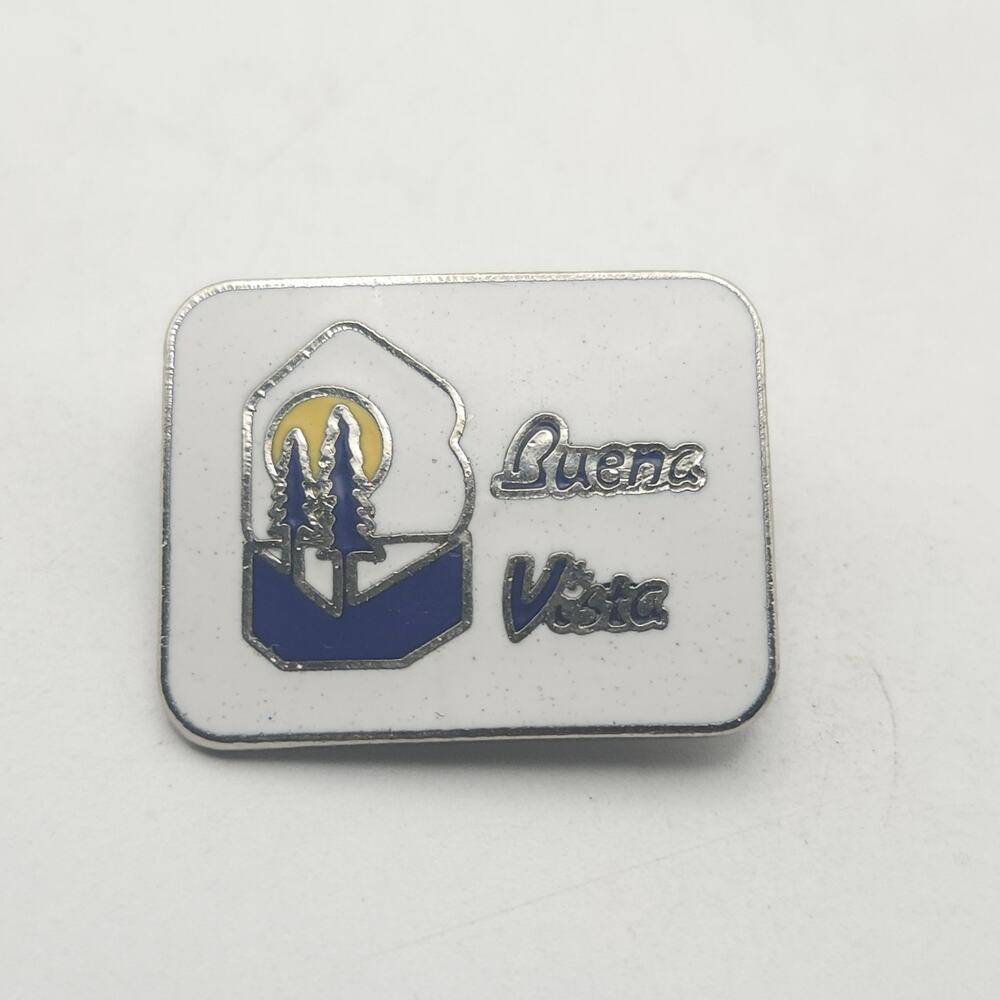 Buena Vista Ski Area Bemidji Minnesota Enamel Lapel Travel Souvenir Pin Badge
